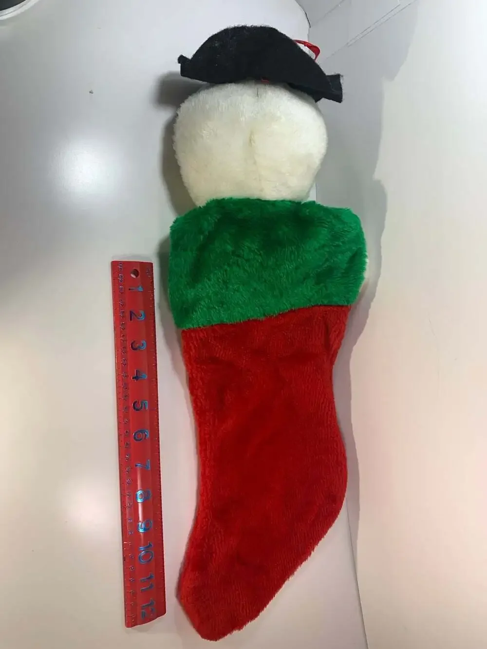 Snowman plush Christmas Stocking